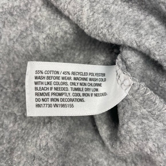 Girls' AC/DC Cropped Crewneck Sweatshirt - art class™ Gray - Picture 4 of 5